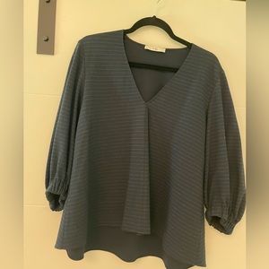 Tibi Navy Blue Top *sample*